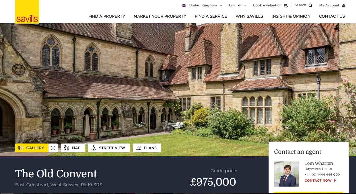 Do you have a £975,000 budget? Could this Grade I listed Old Convent be the perfect home?