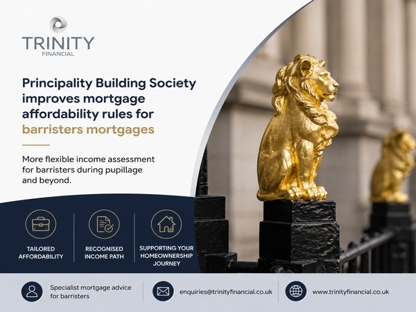 Principality Building Society improves mortgage affordability rules for barristers