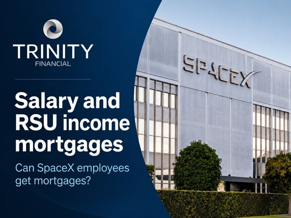 Can workers at tech firms like SpaceX paid a salary plus RSUs get mortgages?