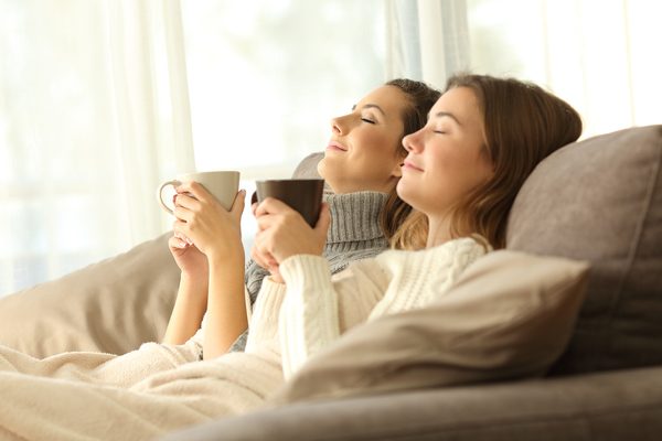 Ladies on Sofa